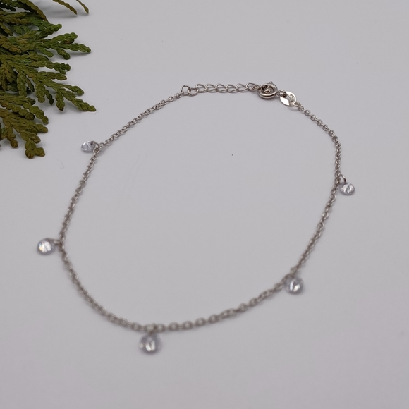 ✨️Dainty Crystal Bracelet/Anklet - Picture 3 of 8